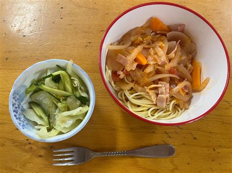 20日 夕食 山のふるさと合宿 かじかの里学園