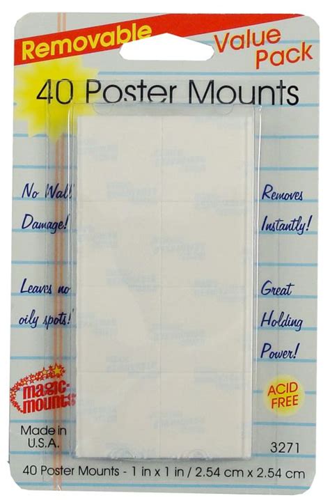 40 Removable Poster Mounts