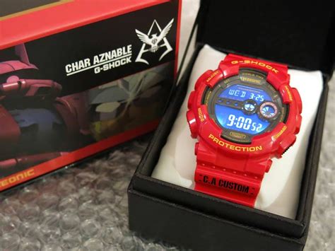 GUNDAM GUY G SHOCK Char Aznable Mobile Suit Gundam 35th Anniversary