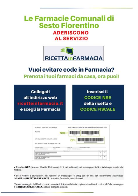 Ricetta In Farmacia Le Farmacie Comunali Di Sesto Fiorentino