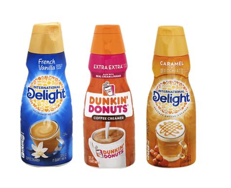 DUNKIN' DONUTS DEBUTS THREE NEW IN-HOME COFFEE CREAMER, 59% OFF