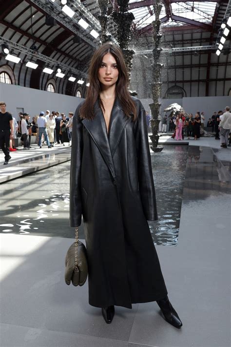 Emily Ratajkowski Was Naked Underneath Her Gigantic Trench Coat At The