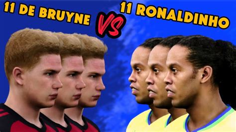 Ronaldinho Vs De Bruyne Who Can Win YouTube