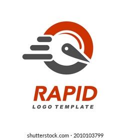 Rapid Logo Template Speed Symbol Stock Vector (Royalty Free) 2010103799 ...