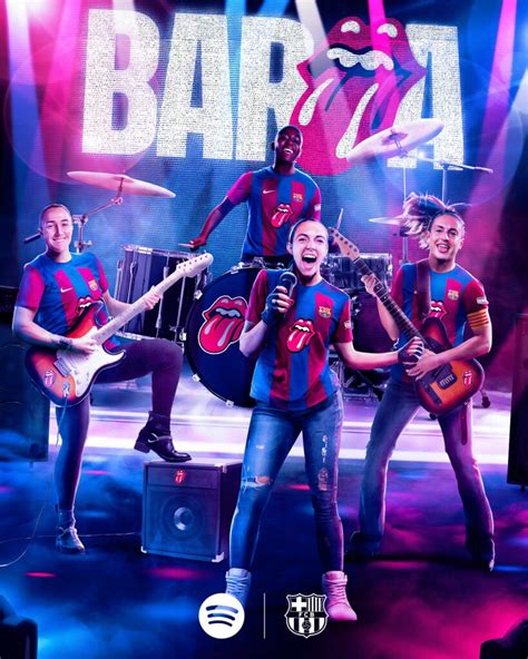 Le FC Barcelone présente son maillot Rolling Stones et les