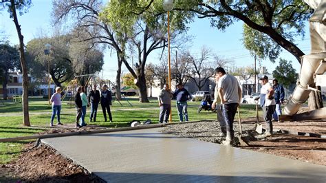 La cuarta cancha de básquet 3x3 ya se construye en la plaza de barrio