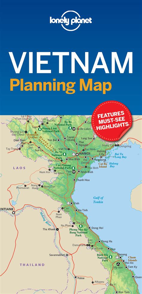 Vietnam Planning Map - Lonely Planet Online Shop