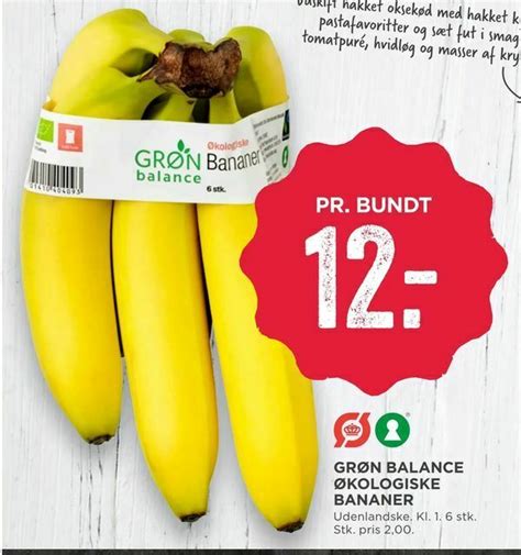 Gr N Balance Kologiske Bananer Tilbud Hos Meny