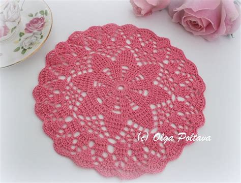 Crochet Pattern Small Crochet Doily Pattern Dreaming Of Spring Doily