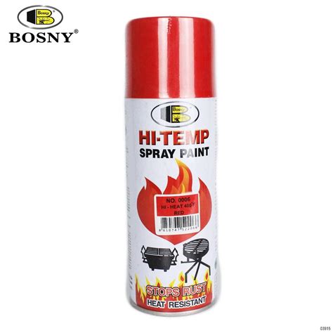 Bosny Spray Paint Hi Temp No Red Hi Heat Veligaa Hardware