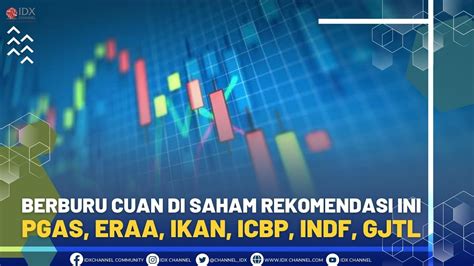 Berburu Cuan Di Saham Rekomendasi Ini Pgas Eraa Ikan Icbp Indf