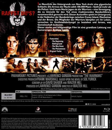 The Warriors Blu Ray Jpc