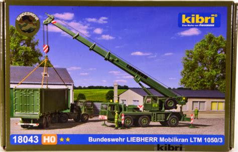 Kibri 18043 H0 Bundeswehr Liebherr Mobilkran LTM 1050 3 Bausatz