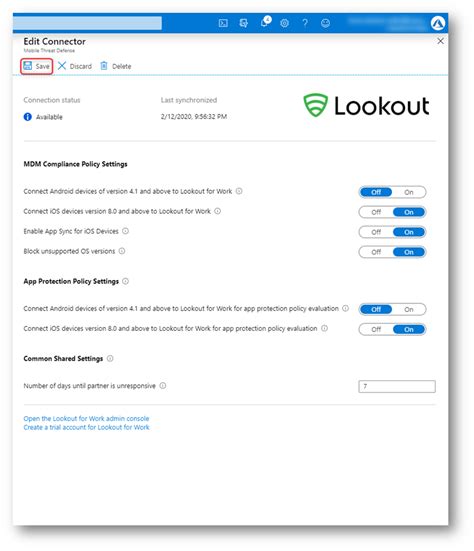 Microsoft Intune Integrazione Con Lookout Mobile Security Enterprise