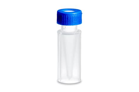 Polypropylene 12 X 32 Mm Screw Neck Vial With Cap And Preslit Ptfe