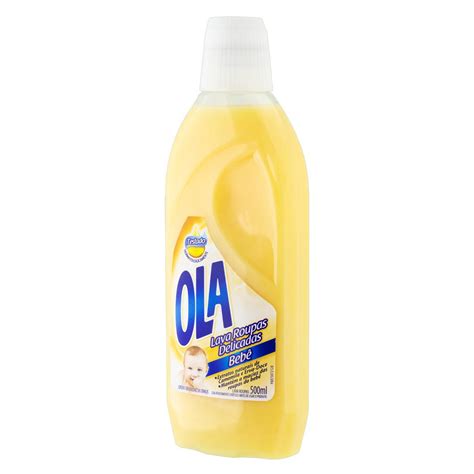 Lava Roupas Líquido Roupas Delicadas Bebê Ola Frasco 500ml Super