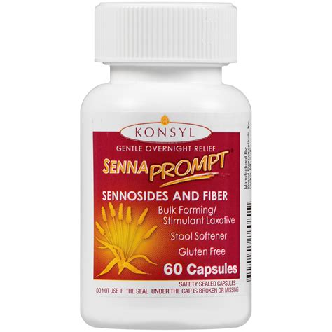 Konsyl Senna Prompt® Bulk Formingstimulant Laxative Capsules 60 Ct