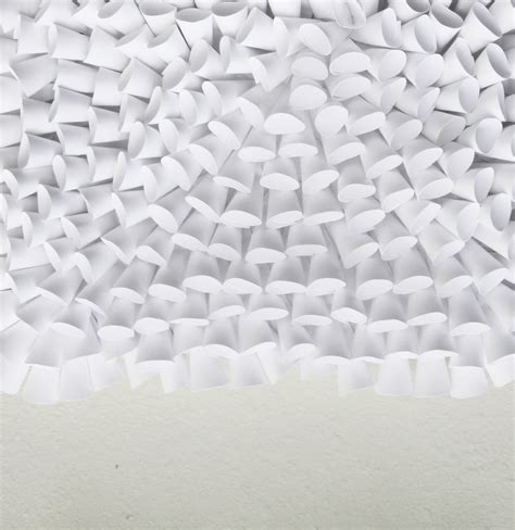 Momichka: White Paper Sculpture - CORAL REEF