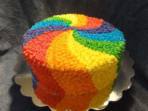 Rainbow Spiral Cake by Sweet Nothings Bakery - https://www.facebook.com/TinasSweetNothings ...