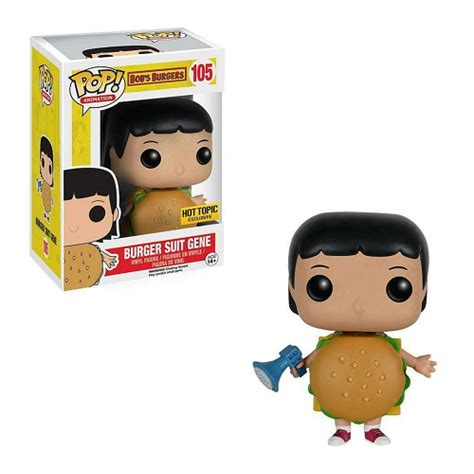 Funko Pop! BOB'S BURGERS: Burger Suit Gene #105 [Hot Topic] – BoomLoot