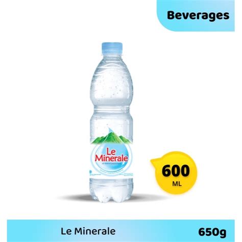 Jual Le Minerale Air Minum Dalam Kemasan Botol Ml Halal Shopee