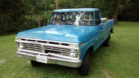 1973 Ford F100 Truly Original 90k Actual Miles Bahama Blue Classic