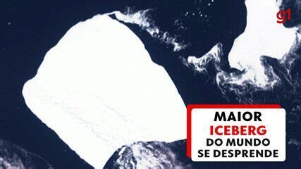 Maior iceberg do mundo volta a se movimentar após 30 anos Meio