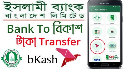 Islami Bank To Bkash Money Transfer Details How To Transfer Money From