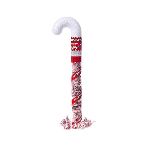 Hersheys Kisses Candy Cane Chocolates Filled Tubular Candy Cane