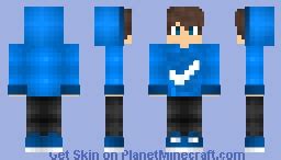 Blue Nike Skin Minecraft Skin