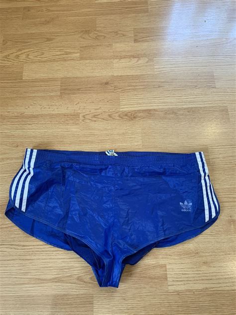 Adidas Adidas Vintage Shorts Made In West Germany Running Blue Grailed