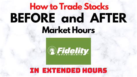 How To Trade Stocks Before And After Market Hours Extended Trading In