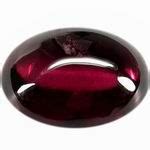 X Mm Oval Rhodolite Cabochon In A Grade