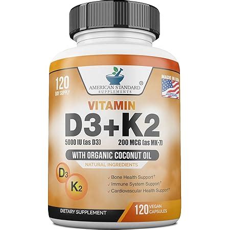 Amazon Vitamin K Mk Mk With D Supplement Vitamin K D