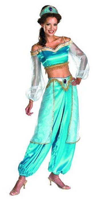 Disguise Womens Disney Aladdin Jasmine Sassy Prestige Costume Green