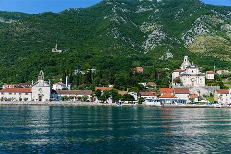 Premium Photo | Buildings on the coastline of montenegro