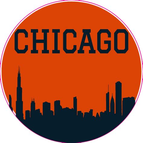 Chicago Circle Sticker - U.S. Custom Stickers