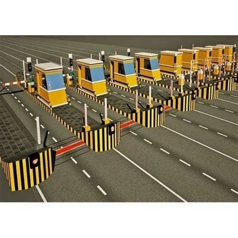 Yellow And Grey Mild Steel Toll Plaza Boom Barrier At Rs In New Delhi