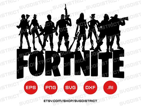 Fortnight Svg Vector Digital Download Eps Ai Dwf Game Logo