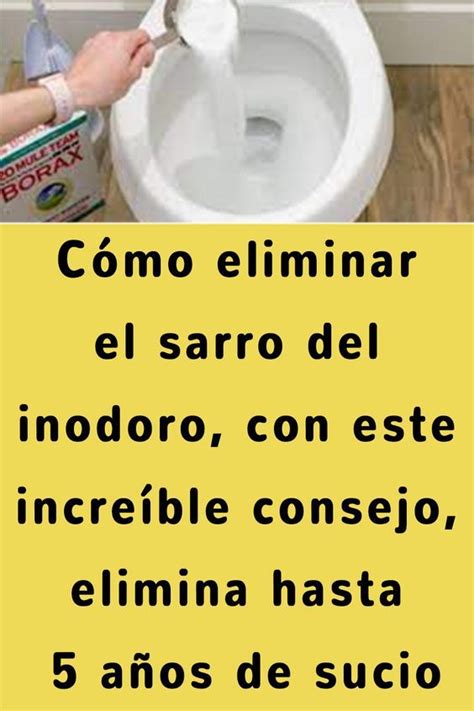 Cómo eliminar el sarro del inodoro con este increíble consejo elimina