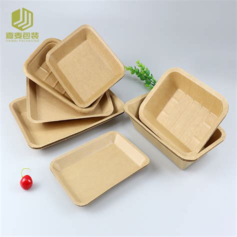 Kraft Paper Food Box Lunch Box Disposable Food Containers Snack Sushi