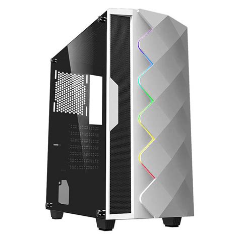 Gabinete Gamer Magnum Tech Mt Gmw Atx Sin Fuente Led Rgb Frontal