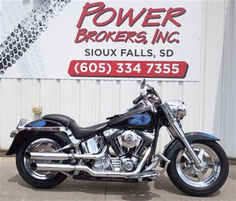 Stock H Used Harley Davidson Flstfi Fat Boy Sioux Falls