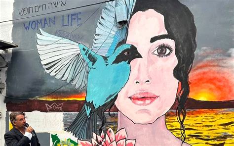 In Israel Iranian Artist Unveils Oct 7 Themed Mural Honoring Persian