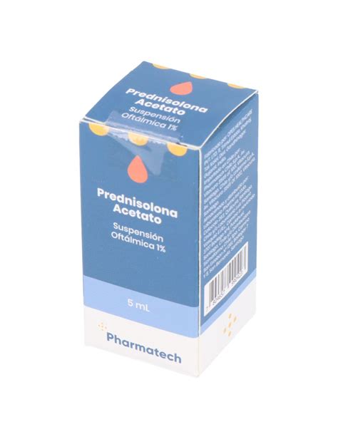 PREDNISOLONA ACETATO SUSPENSION OFTALMICA 1 5ML PHARMATECH