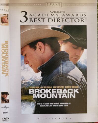 Dvd Brokeback Mountain Dvd 2009 Widescreen Ebay