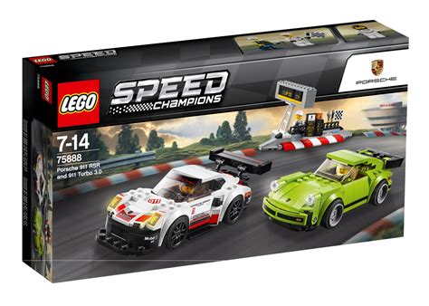 Buy LEGO Speed Champions: Porsche 911 RSR and 911 Turbo 3.0 (75888) at ...