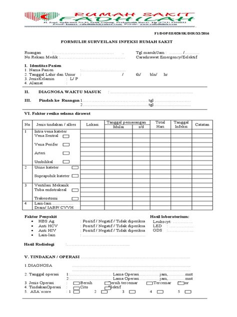 Formulir Surveilansnew Pdf