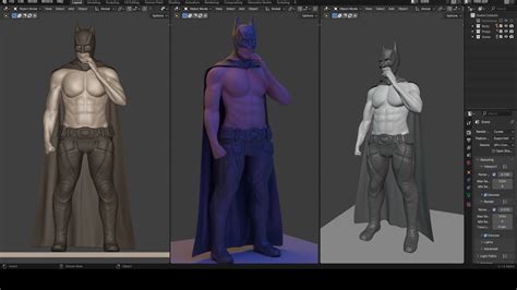 Blender D Sculpting Batman Timelapse Sculpt And Chill Blender