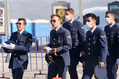 Turkish Airforce Sergeants with Blue Uniform Editorial Stock Photo ...